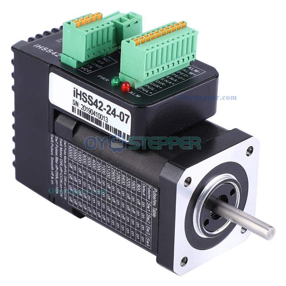 JMC Nema17 Integrated Closed Loop Stepper Motor 1.8 Deg 0.7Nm 24V 2 Phase 42 x 42mm Hybrid Servo Motor